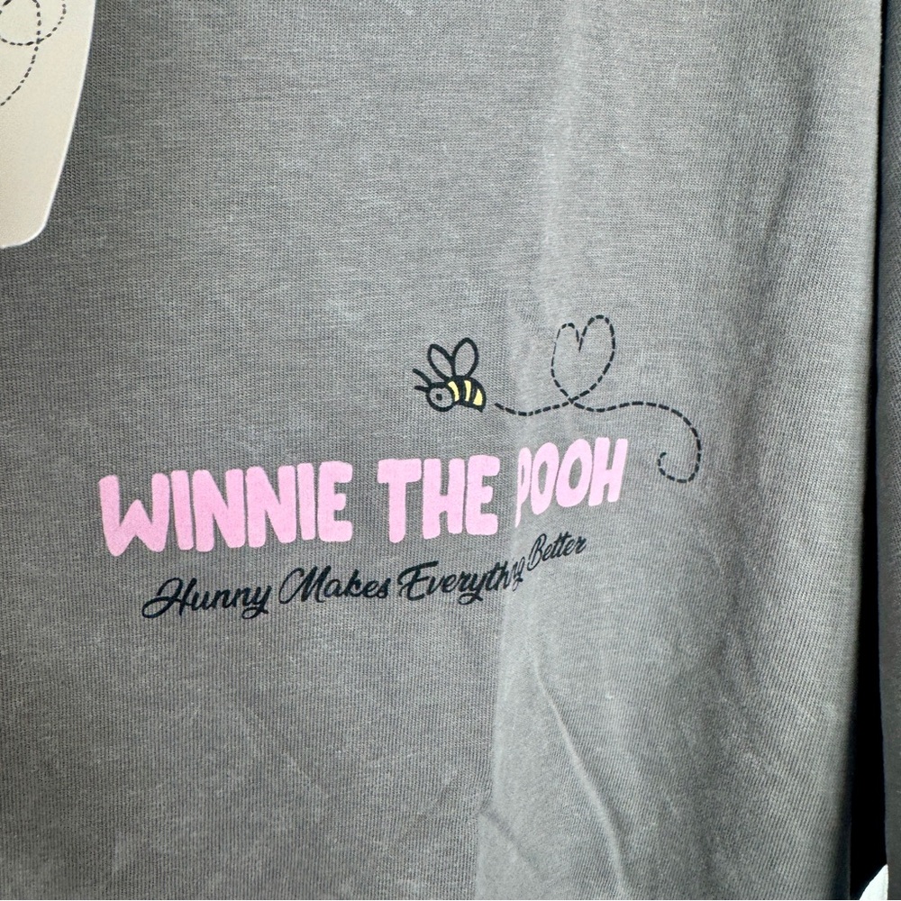 NWT. Primark Disney gray Winnie the Pooh t-shirt 2X - Picture 5 of 15
